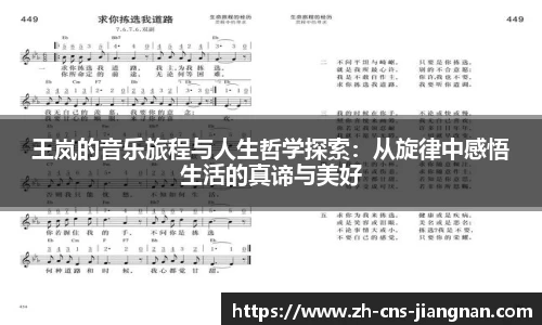 王岚的音乐旅程与人生哲学探索：从旋律中感悟生活的真谛与美好