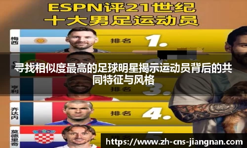 寻找相似度最高的足球明星揭示运动员背后的共同特征与风格